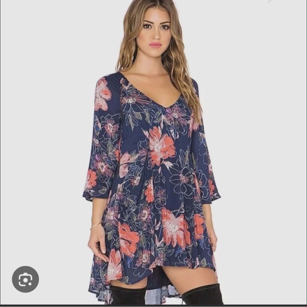 Free People Eyes On You Floral Mini Dress Size 4